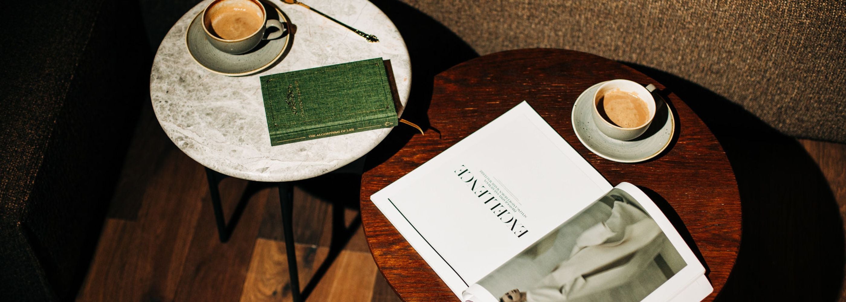 The Algorithms of life journal On table